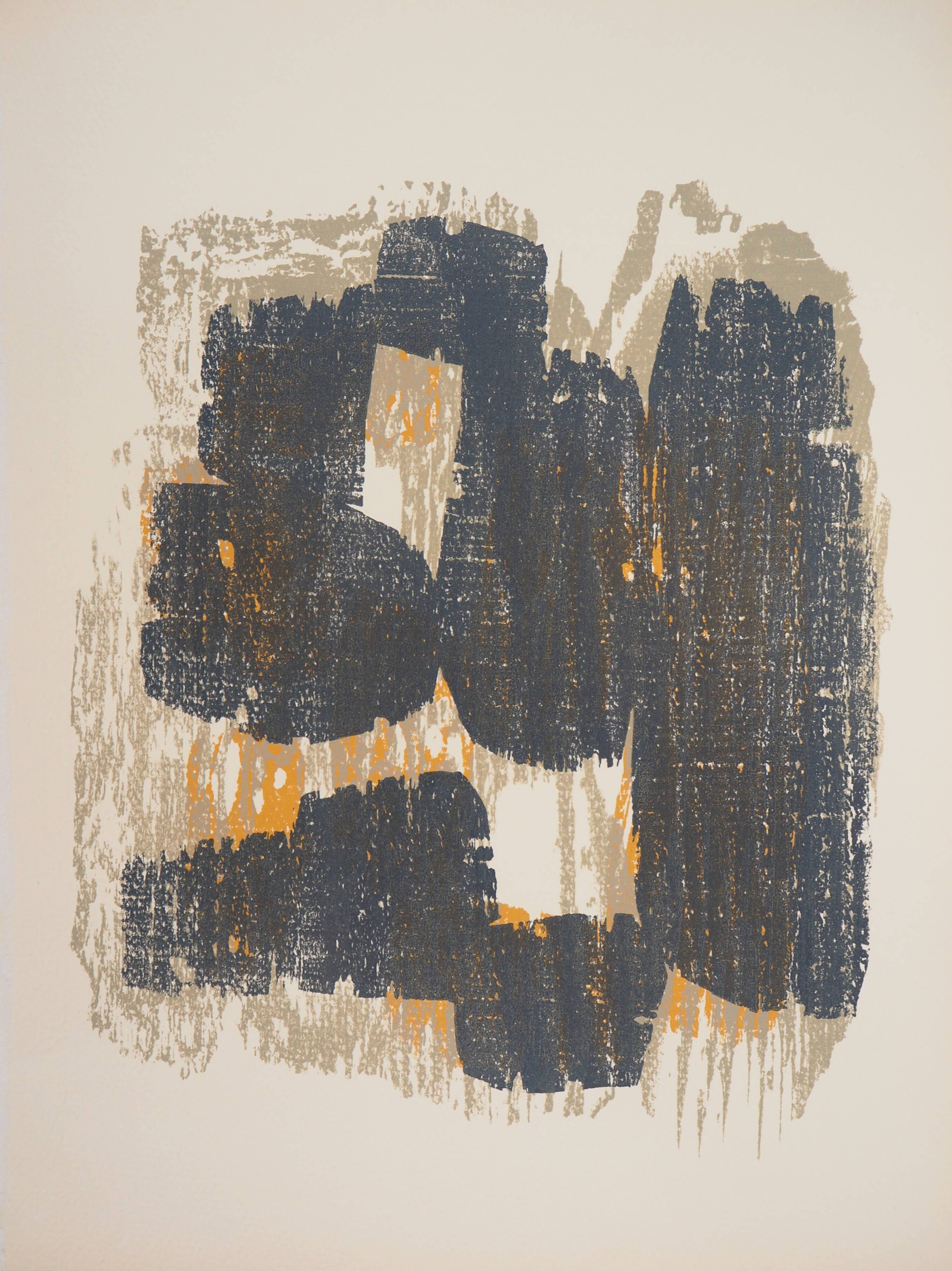 Raoul ubac: rhythm - woodcut