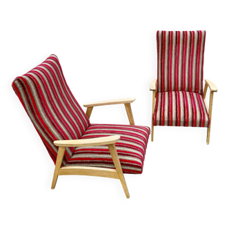 Pair of 60/70's armchairs
