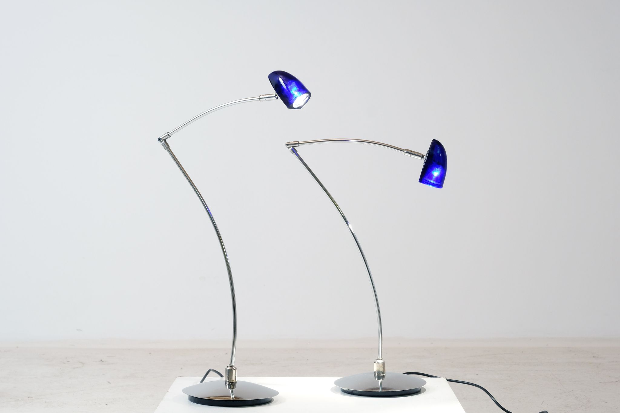 Paire de lampes Harco Loor Design 1980