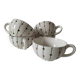 Set of 5 vintage Schramberg mugs – “Sonja” design, 1950s