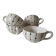 Set of 5 vintage Schramberg mugs – “Sonja” design, 1950s