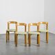 Suite de quatre chaises par Bruno Rey, 1971