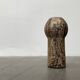 Brutalist Mid-Century Vase in German Ceramic by Gerhard Liebenthron, 1977