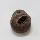 Large Studio Ceramic Free Form Pebble Stone Vase by Jaan Mobach 1967