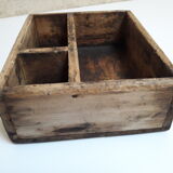 Caisse bois atelier à compartiments 27x22,7cm