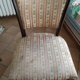Paire de chaises moulurées Art Déco