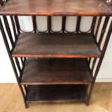 Shelf in rattan and bamboo