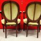 Pair of armchairs seats cabriolets medallions Louis XVI