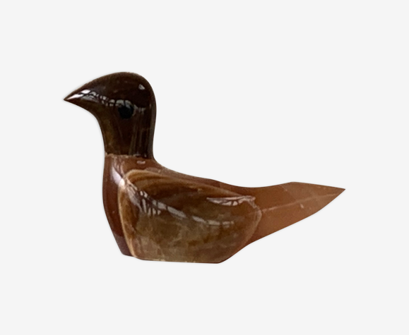 Bird paper press in onyx collector's stone