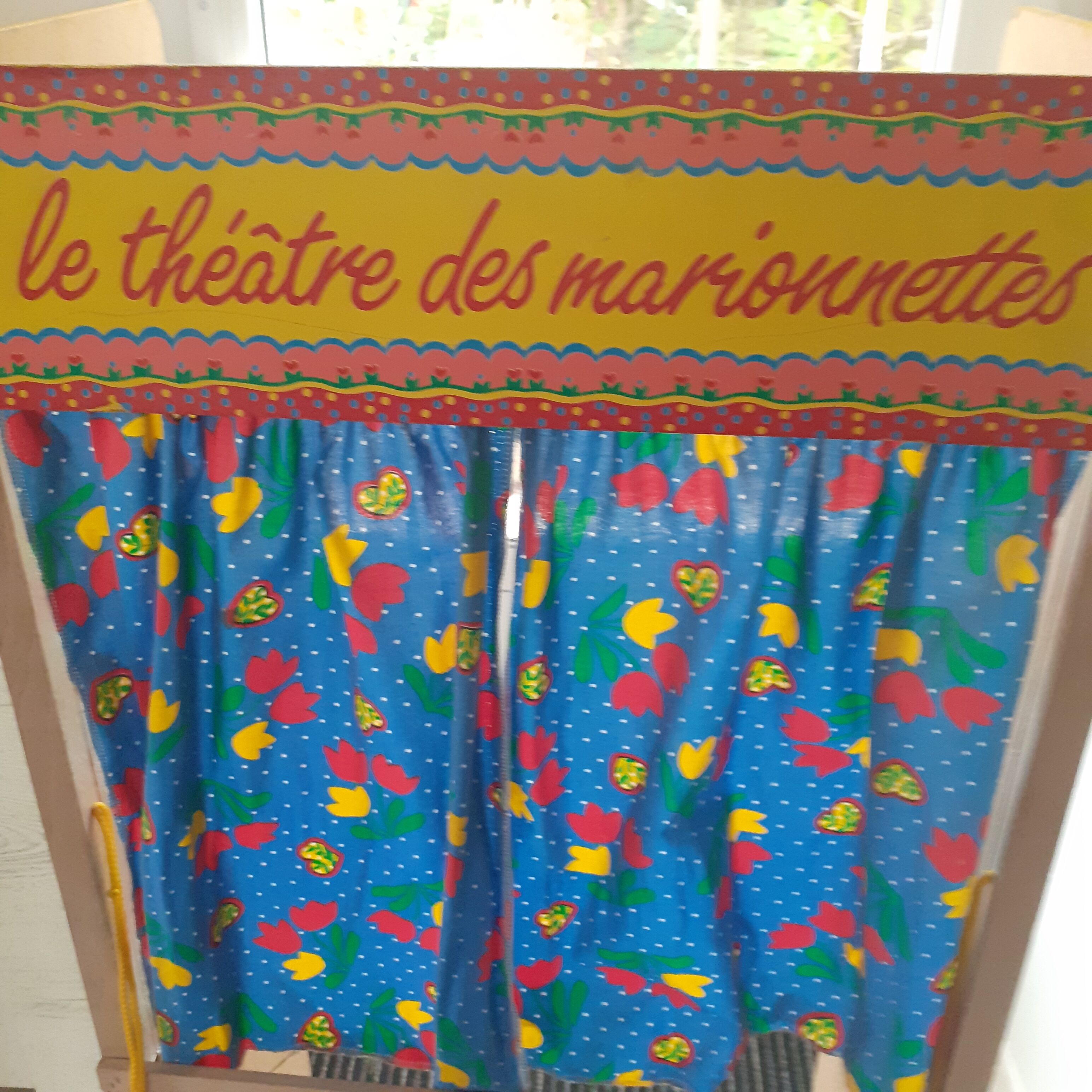 Puppet theatre and blackboard from the 70s