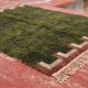 Moroccan Berber rug in khaki green and ecru 300x200 cm – handmade