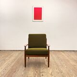 Danish Mid-Century Design Teak Armchair by Grete Jalk for France & Søn, Denmark, 1950s