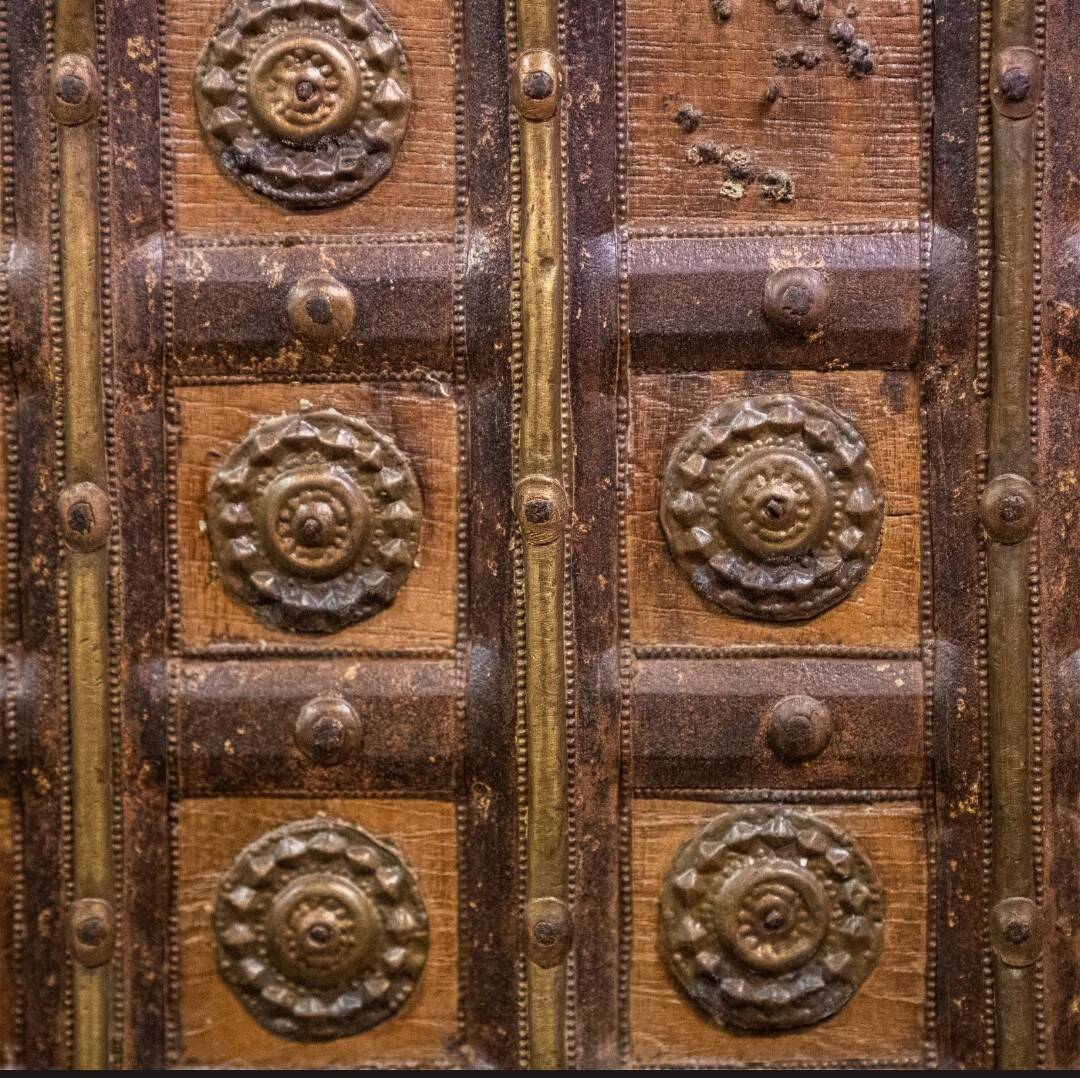 Coffre ancien Inde du sud, 18/19 siècle
