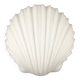 Large Minimalist Opaline Glass Shell-Shaped Wall Light from Limburg, Germany, 1970s