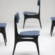 set of six Alfred Hendrickx S3 dining chairs for Belform