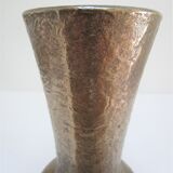 Solid bronze vase brutalist 70s