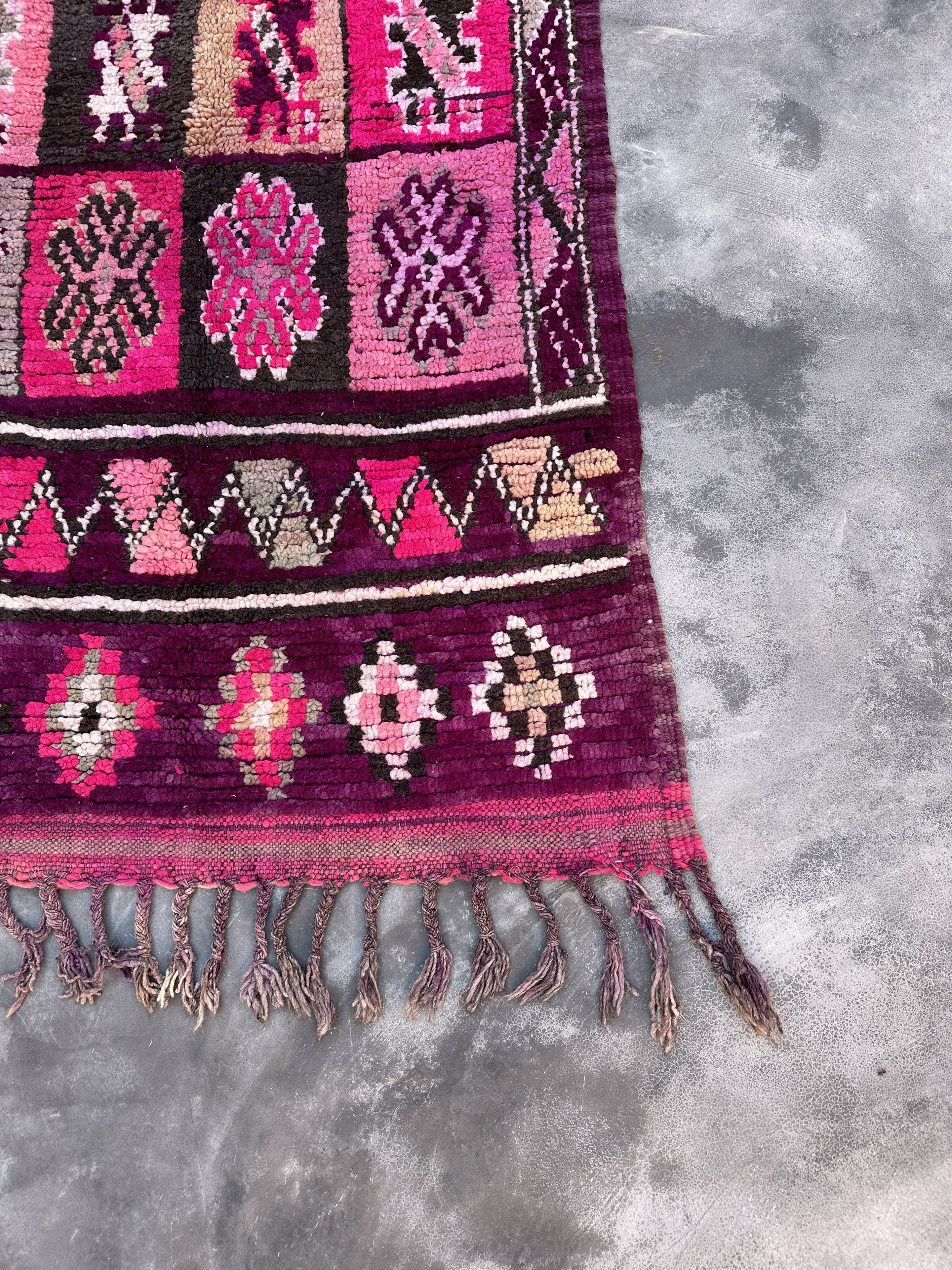 Wool corridor carpet - 120 x 557 cm