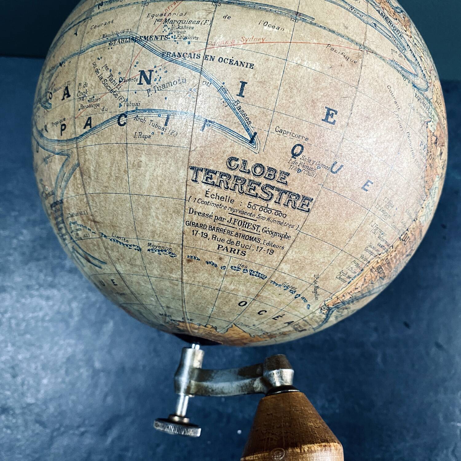 Forest terrestrial globe 1930s