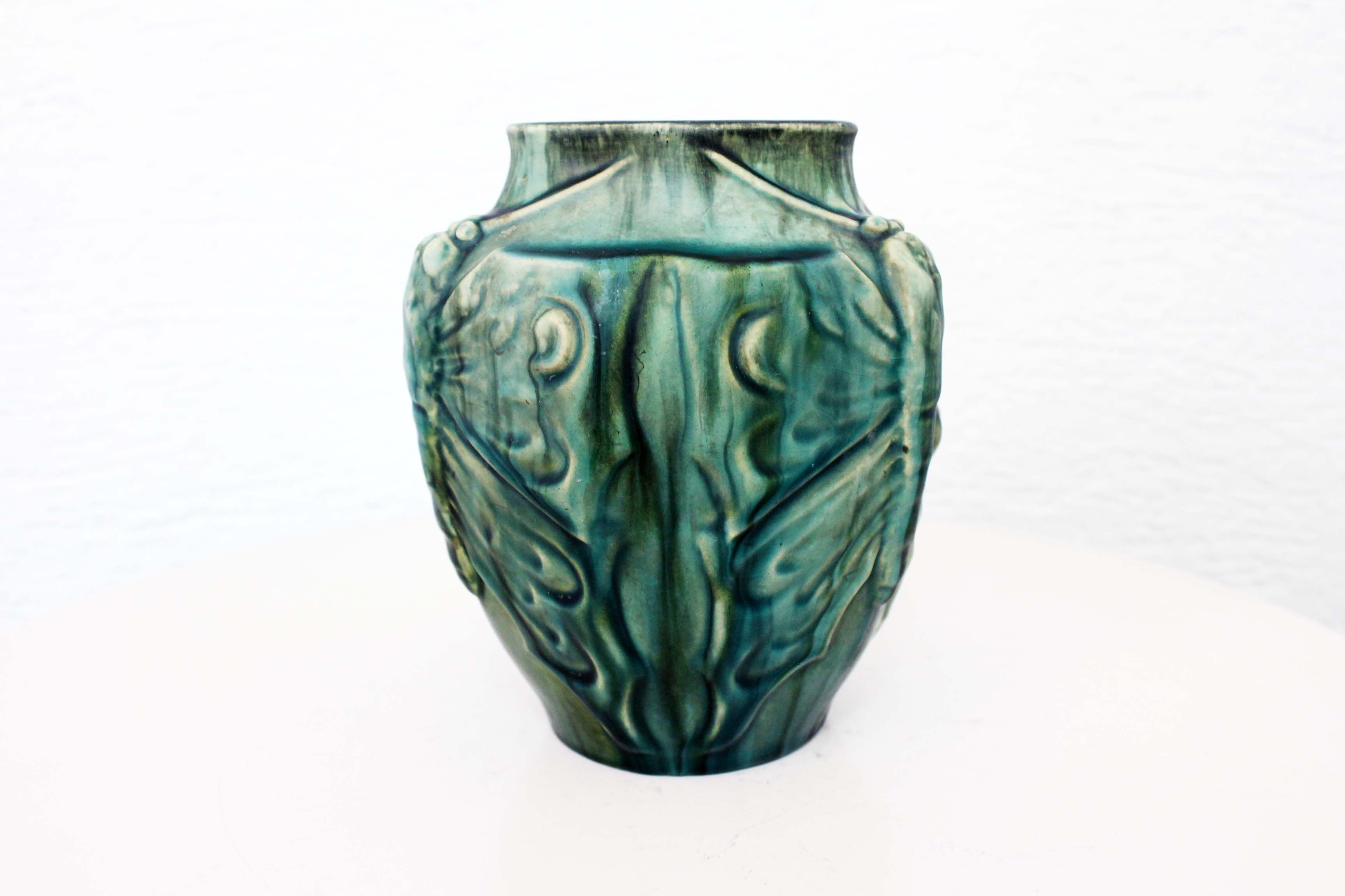 Vase par Eugène Baudin potterie de Monaco XIXème
