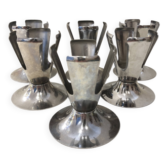 6 goose egg cups, 1970