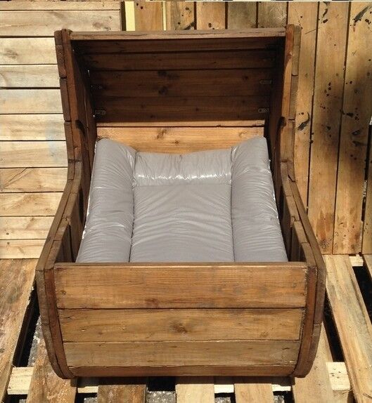 Touret En Bois Landau Bebe Deco Industrielle Transat Balancelle Vintage Selency