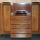 Art Deco Double Wardrobe Chest of Drawers 1920