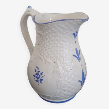 Small earthenware pitcher K.G. Lunéville