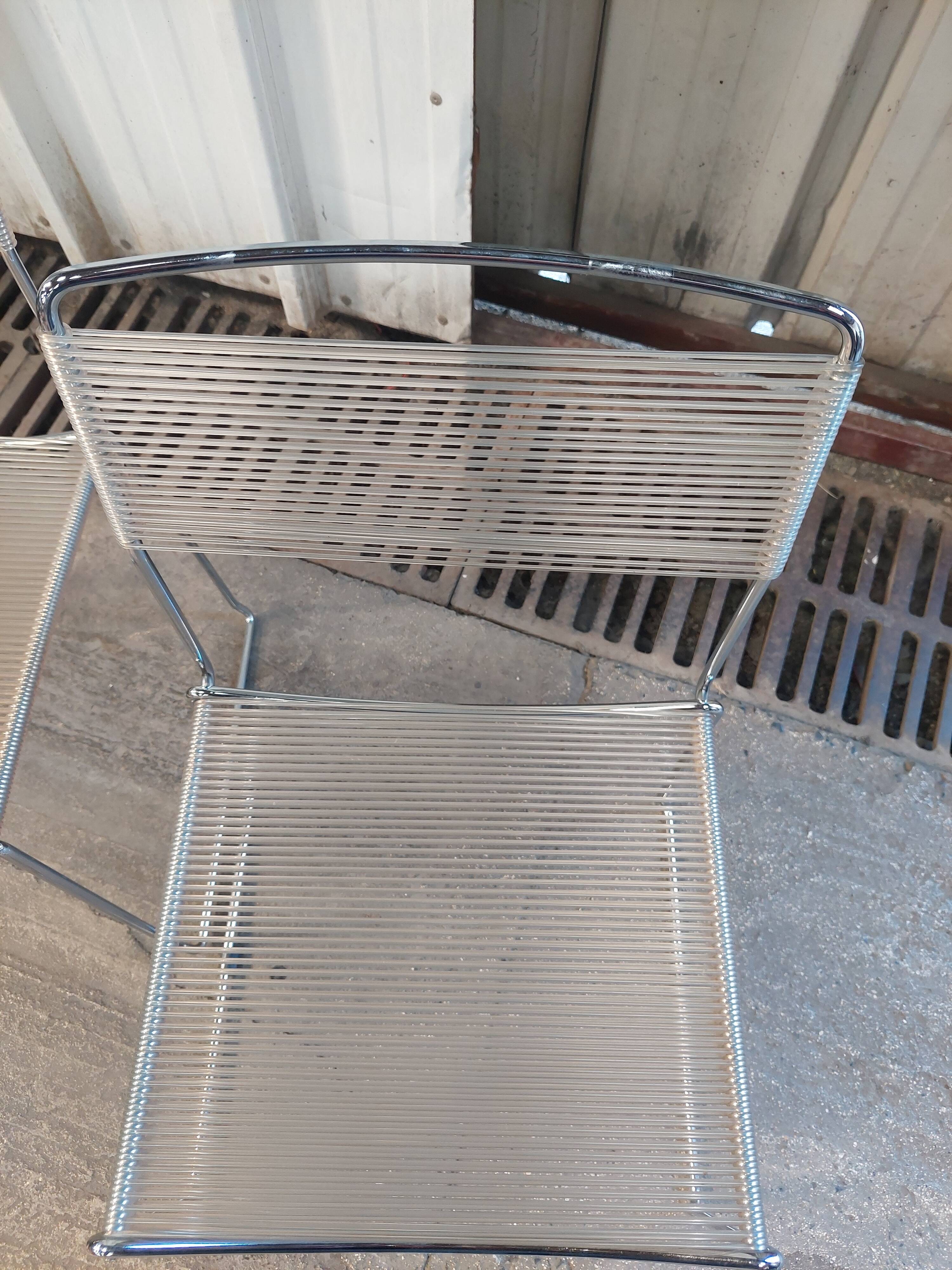 Set of 2 scoubidou chairs