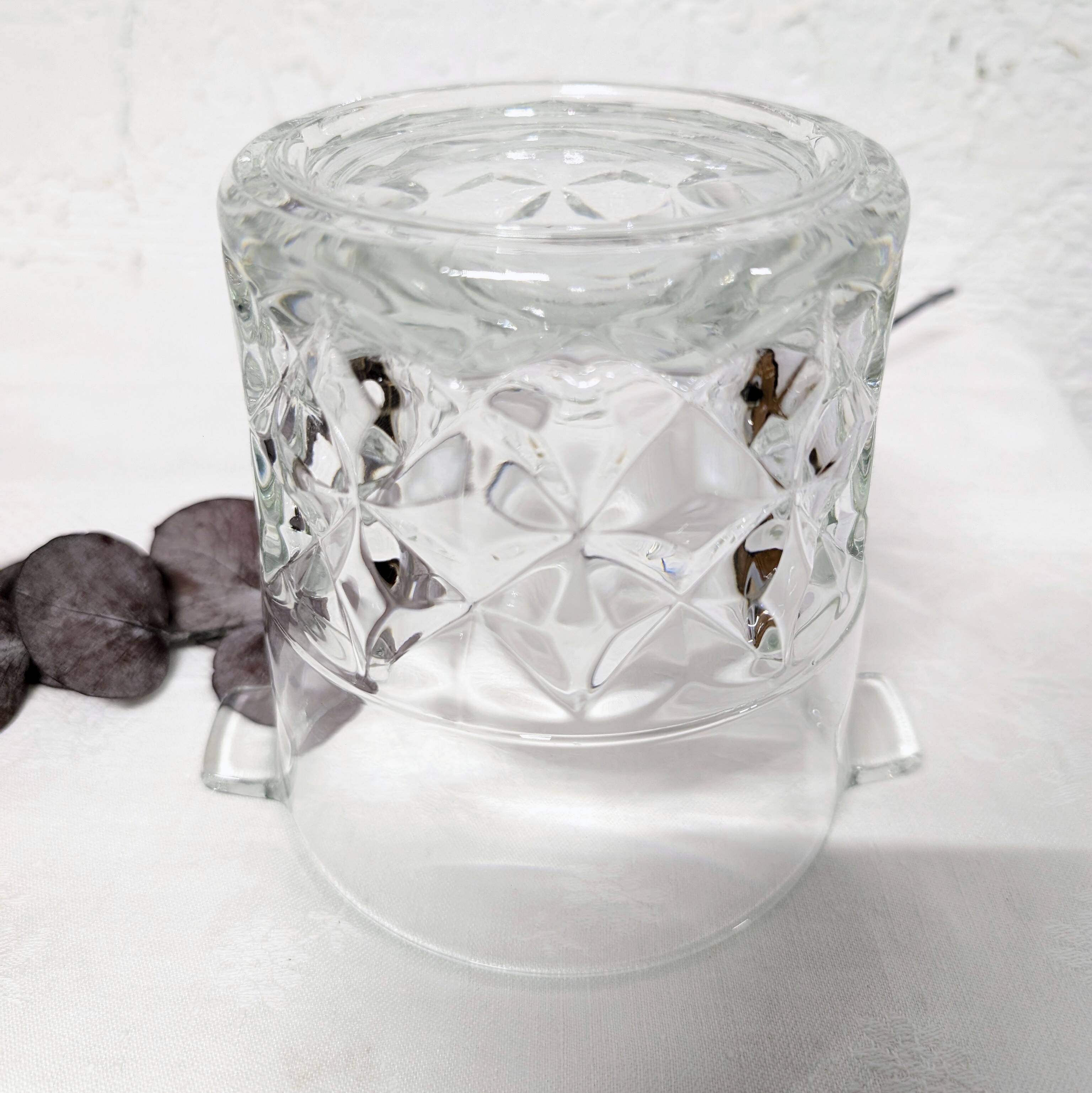 Glass ice bucket