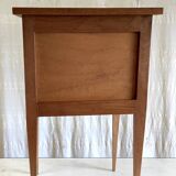 Solid wood bedside table - mid-20th century