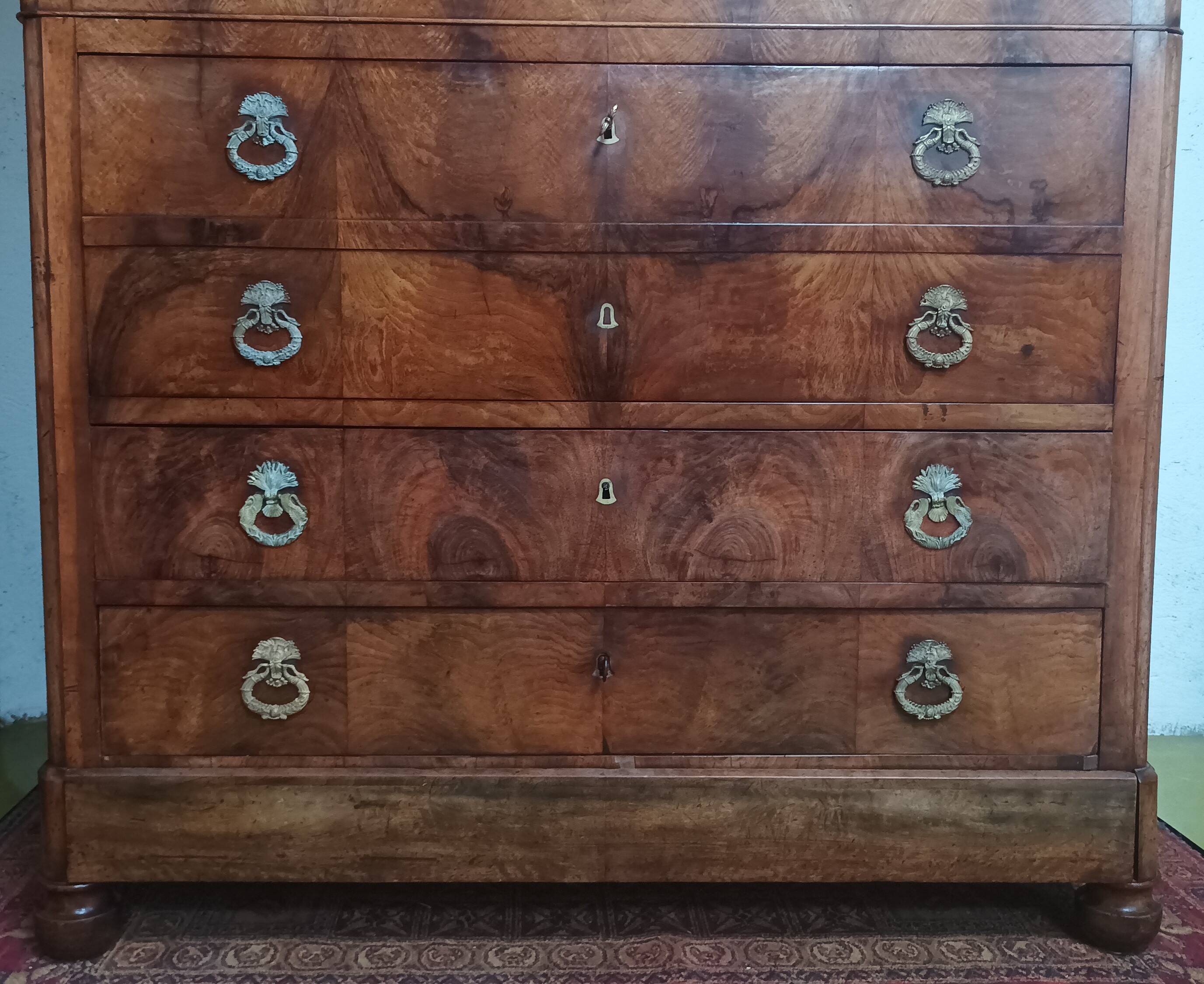 Charles X period chest of drawers