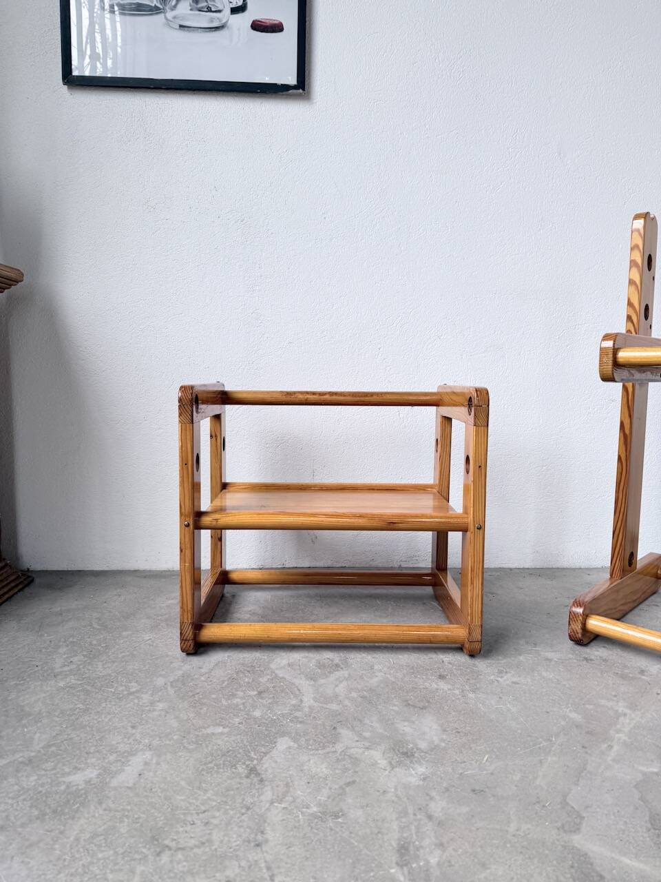 Bureau et chaise enfant pin Bauhaus