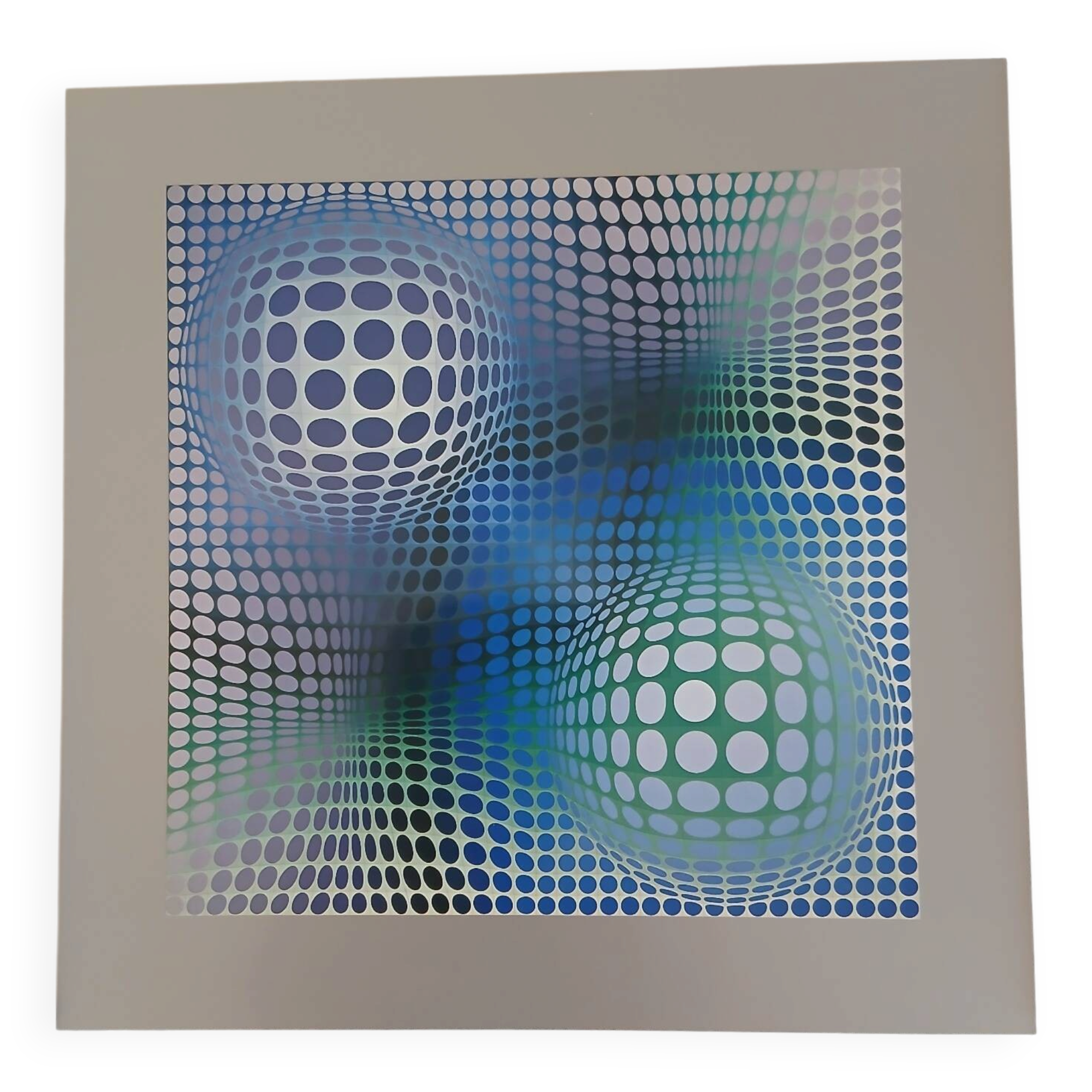 Victor Vasarely Serigraphy op art Editions du Griffon