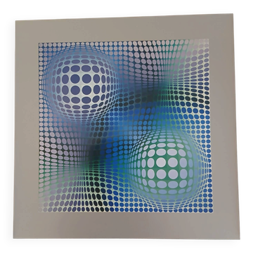 Victor Vasarely Serigraphy op art Editions du Griffon