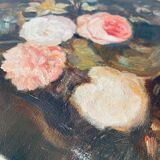 Oil on canvas bouquet of flowers