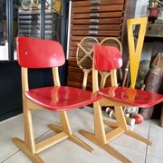 Vintage red Casala children's chair