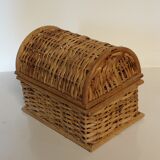 Vintage wicker box