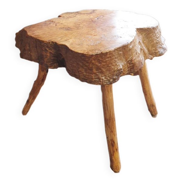 Billot/table brutaliste/primitif
