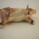 Milk jar in the shape of a vintage ceramic cow