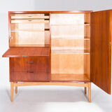 Mid Century Teak & Oak Cabinet, Danish 1950’s