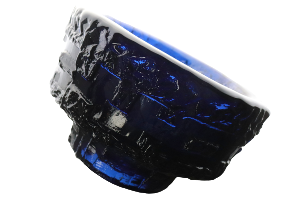Vase vintage Ruda Glasbruk par Göte Augustsson