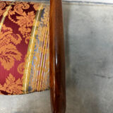 Pair of cross-back armchairs, Empire style, 19th century.