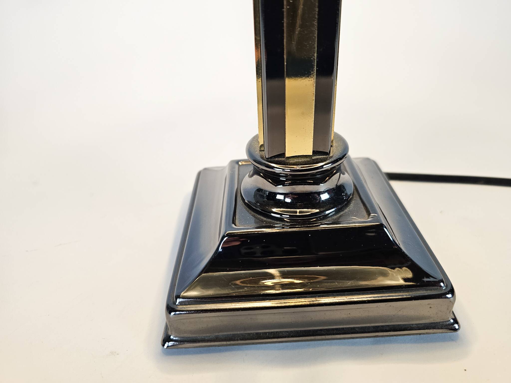 Herda - Hollywood Regency stijl  - messing - tafellamp - 1980's