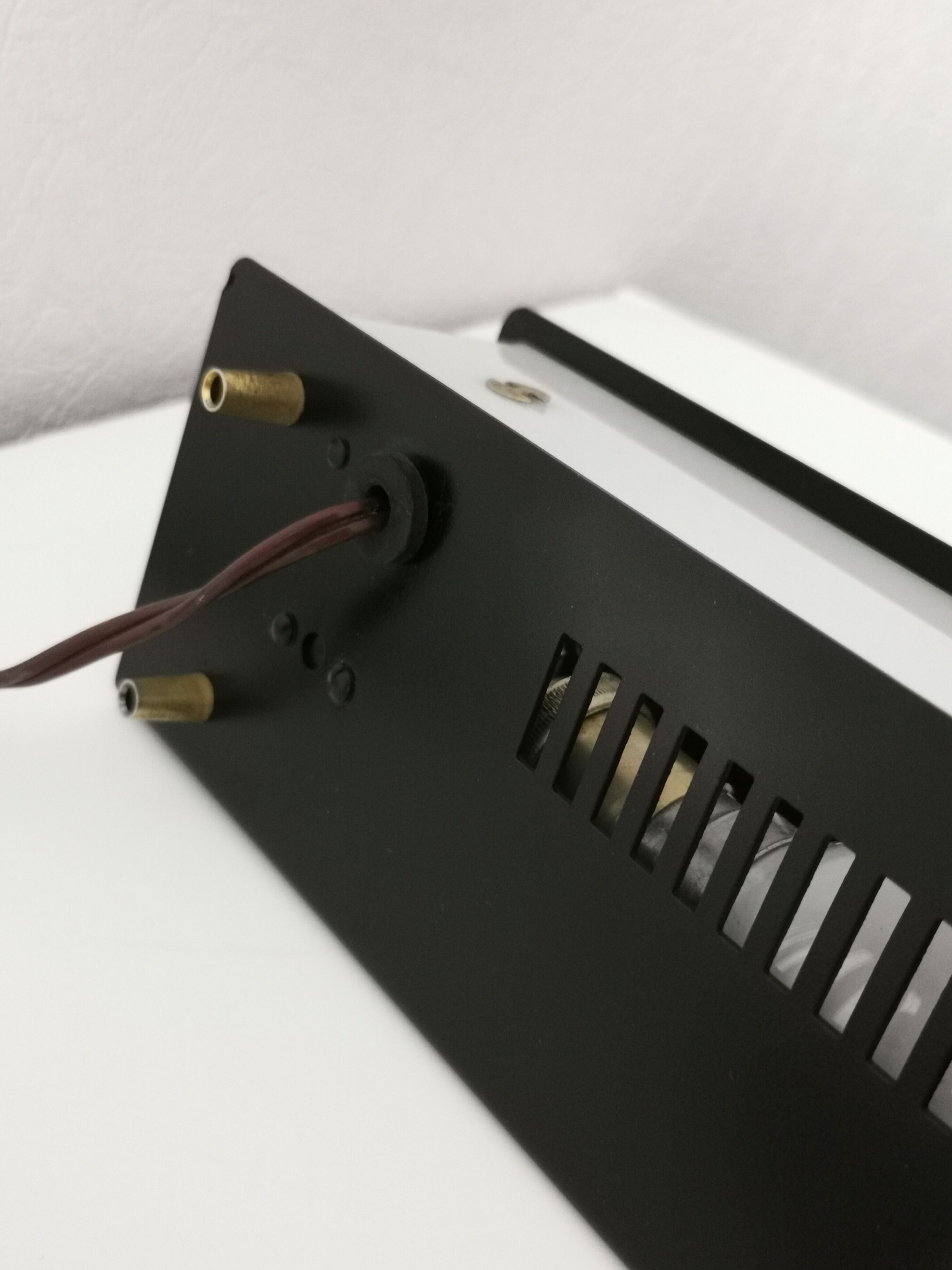 Arlus House metal plexiglass horizontal lamp, France, 1960