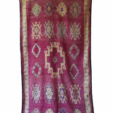 Old moroccan carpet 182 x 392 cm