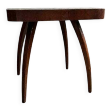 Table vintage à pattes d'araignée par J. Halabala, années 1930