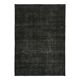 Hand-knotted persian overdyed 1970s 291 cm x 400 cm black wool carpet