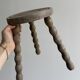 Antique wooden stool