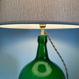 Lady Jeanne green table lamp electrified to nine