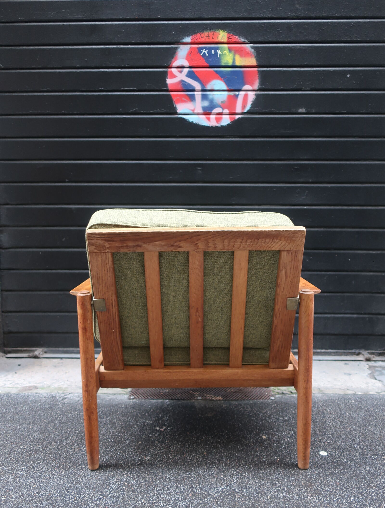 Oak armchair from the 1960